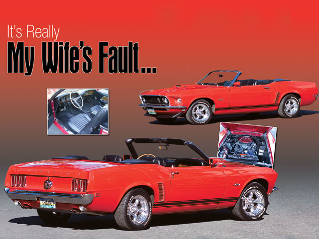 1969 Ford Mustang Convertible Candyle Red Fords Magazine Shamus Richmond Has Owned 10 Or 11 Clic Mustangs Through The Years He And His Wife Settled On 69s As Their Personal Favorites Because Puts