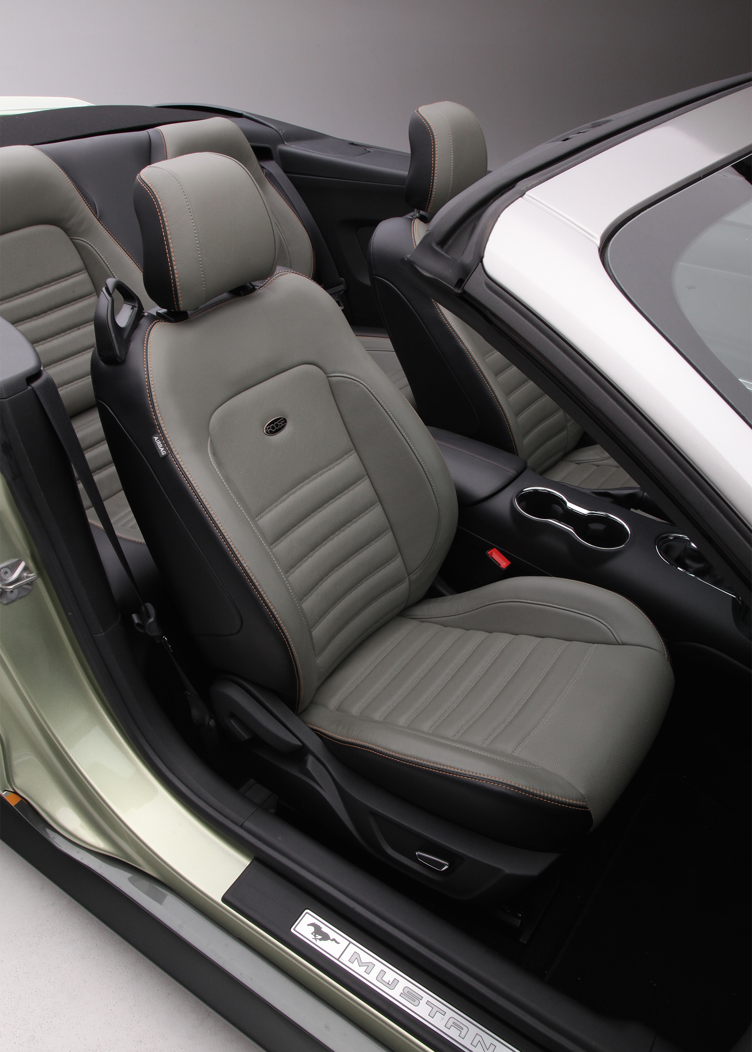 2015 Ford Mustang S550 Convertible Interior Passenger Bench Seat