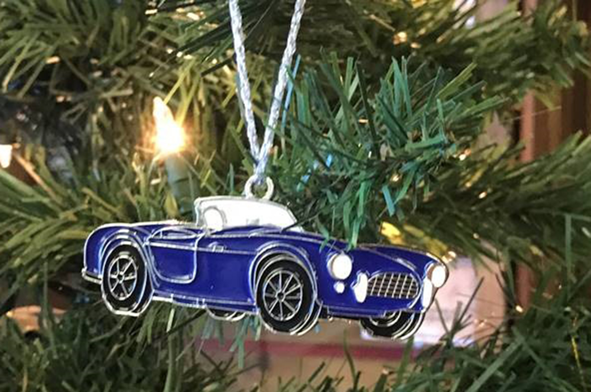 Carroll Shelby Csx2000 Christmas Ornament