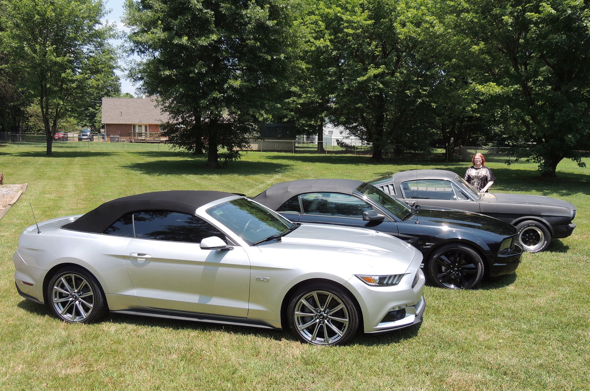 2015 2005 1965 Ford Mustangs Trio