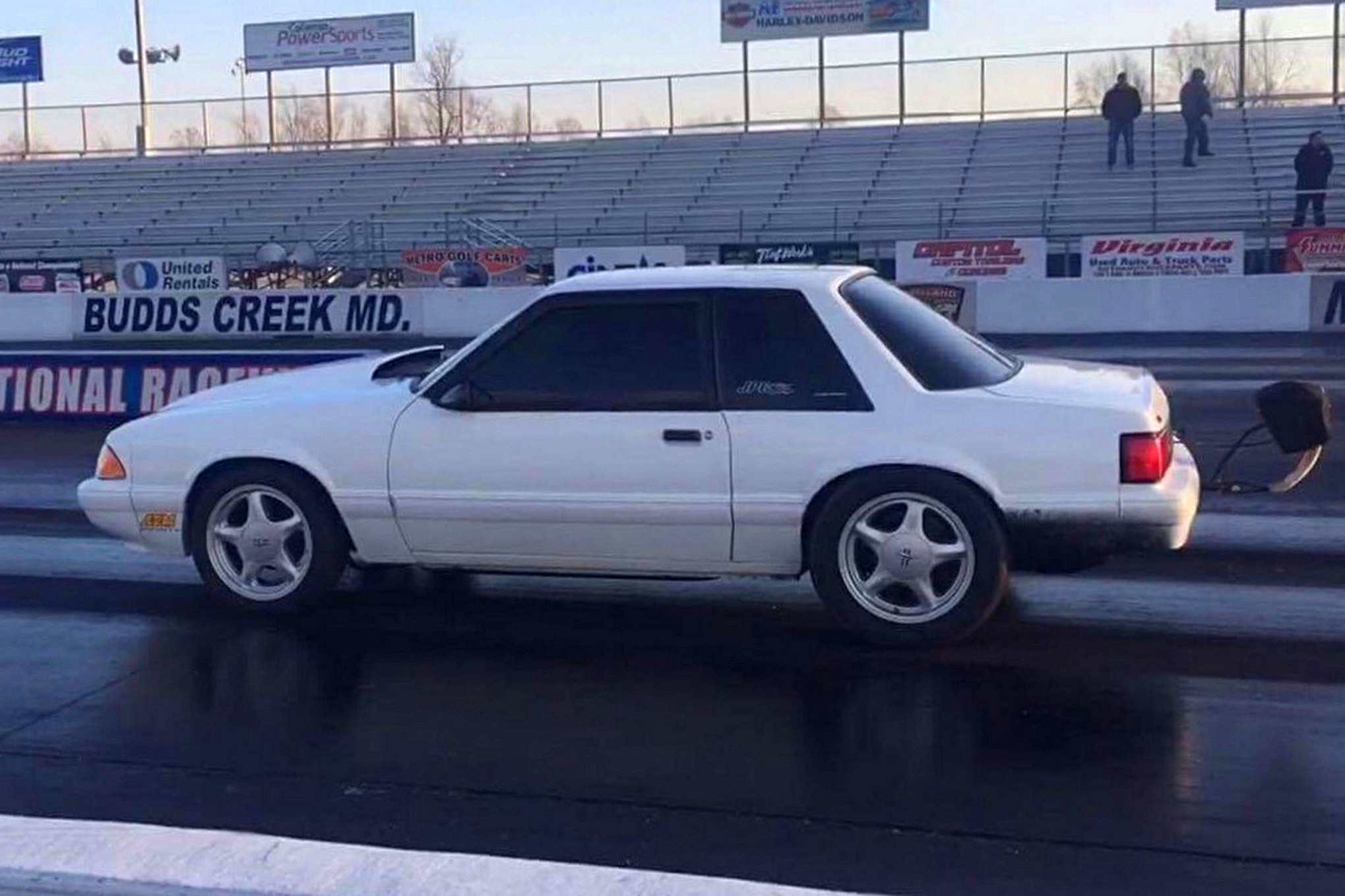 One Sick 1993 Ford Mustang Coupe That Runs 7s On Pony R Wheels
