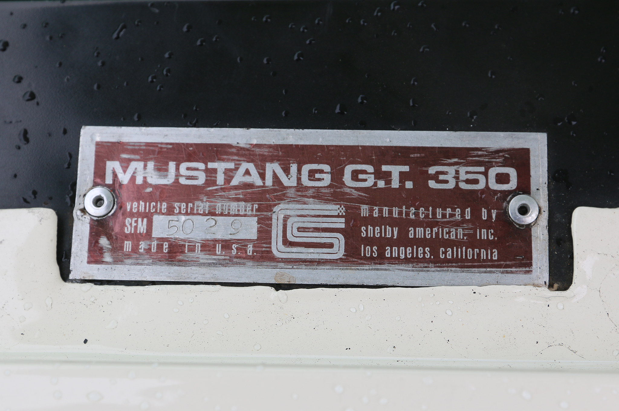 1966 ford mustang vin number