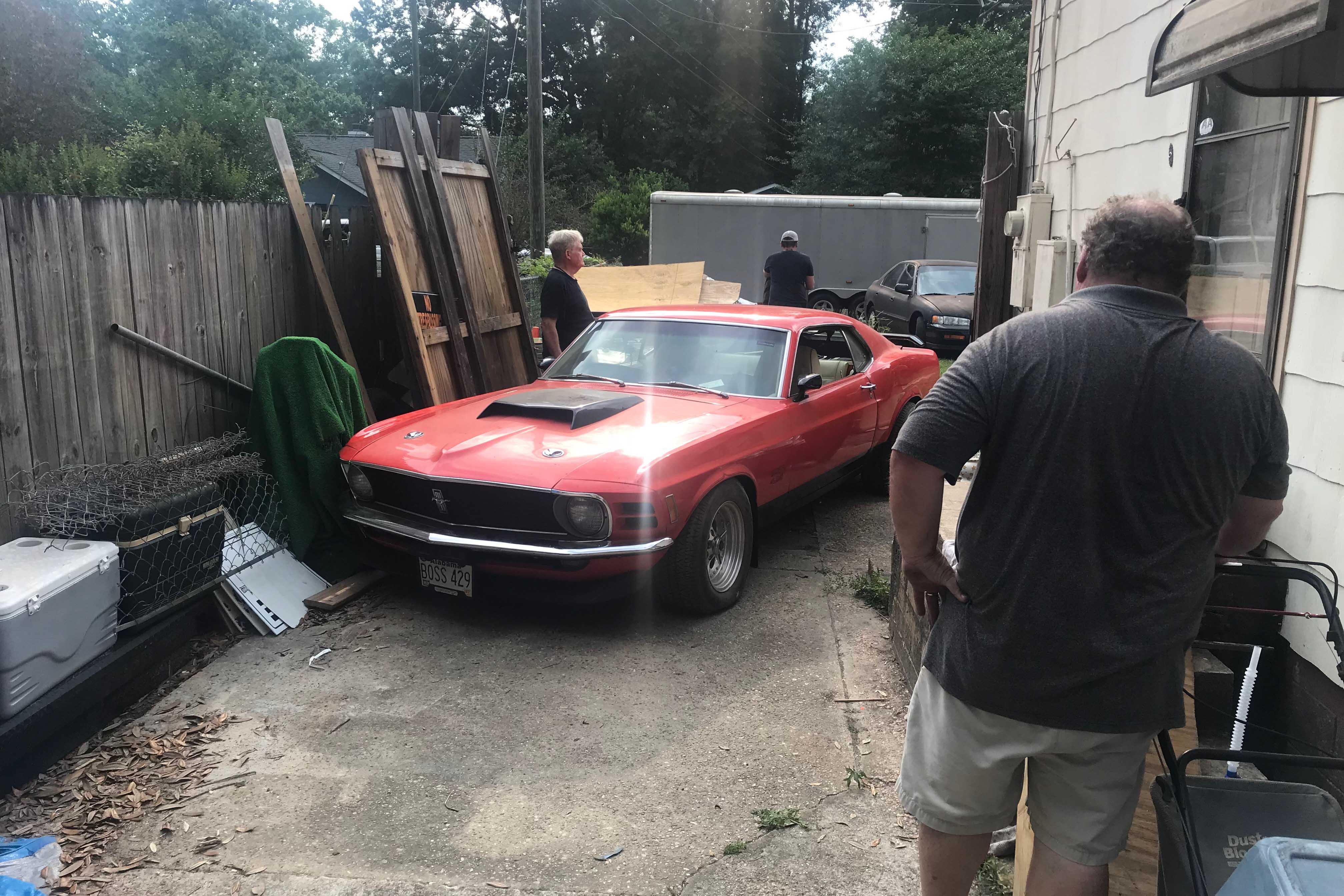 106 1970 Boss 429 Mustang Barn Find Alabama Calypso Coral 89