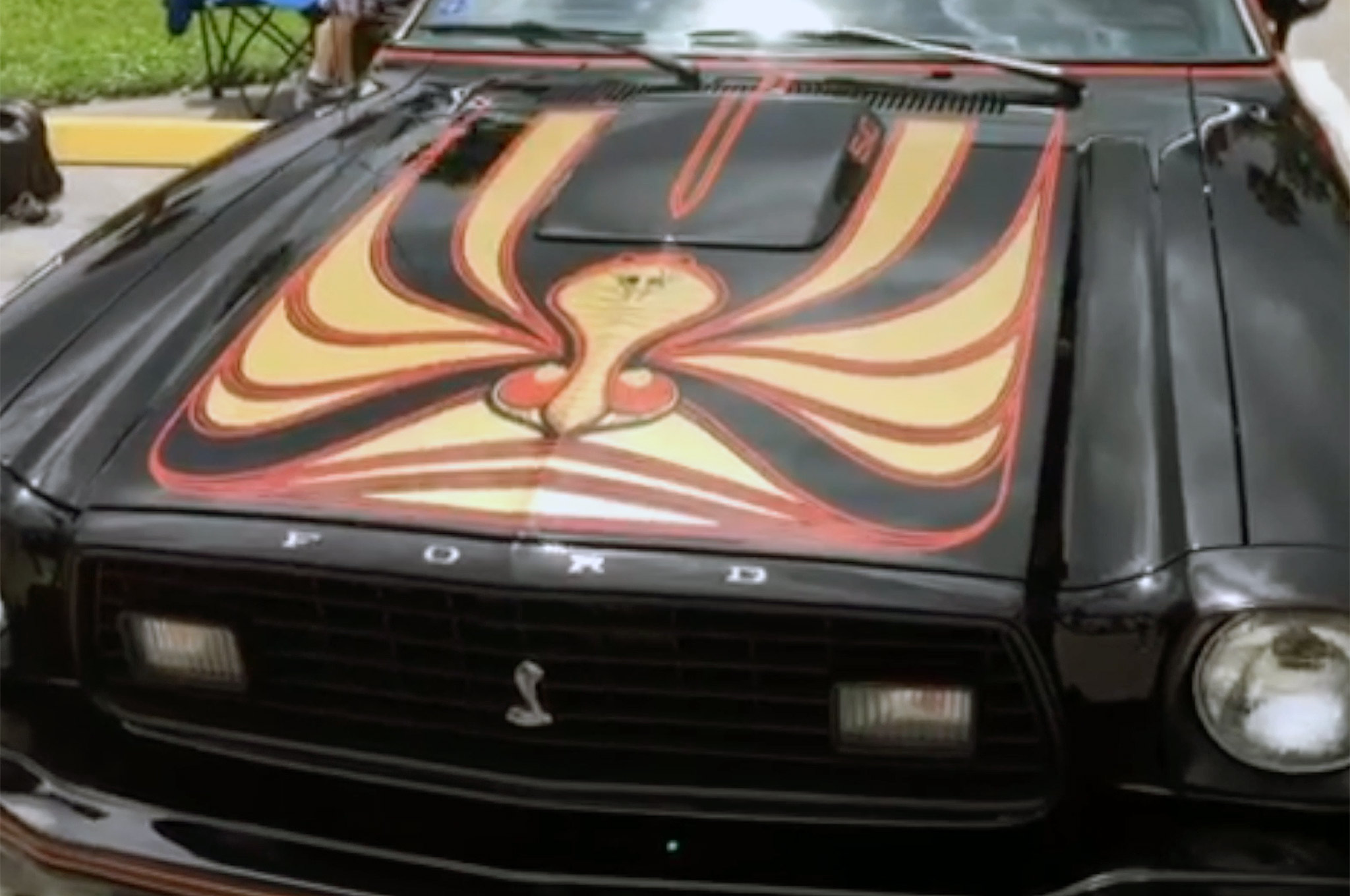 1978 Ford Mustang Ii King Cobra Painted Hood