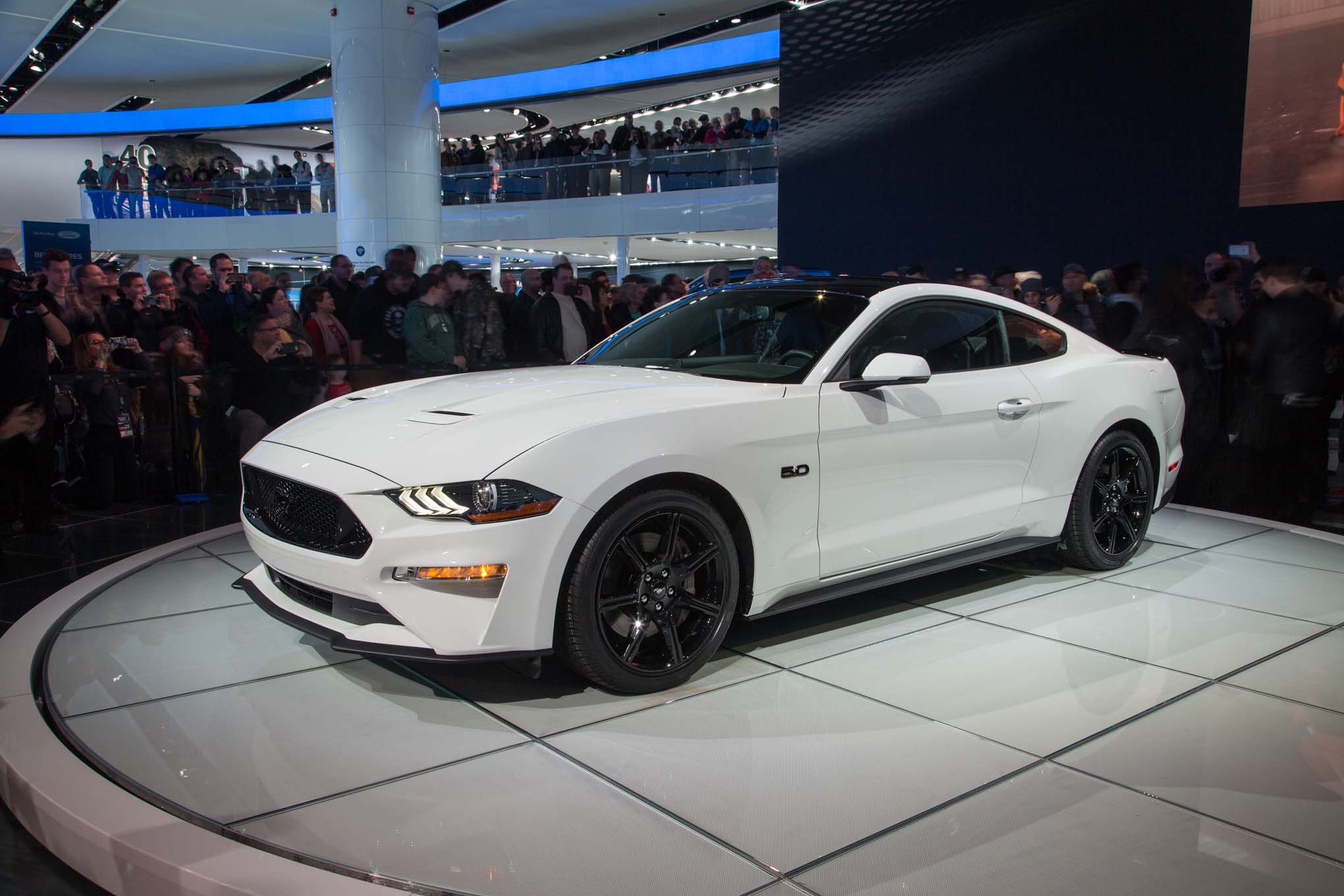 18 Ford Mustang Gt Front Three Quarter 02 Photo 18 Ford Mustang First Look First Refresh Since Ponycar Went Global