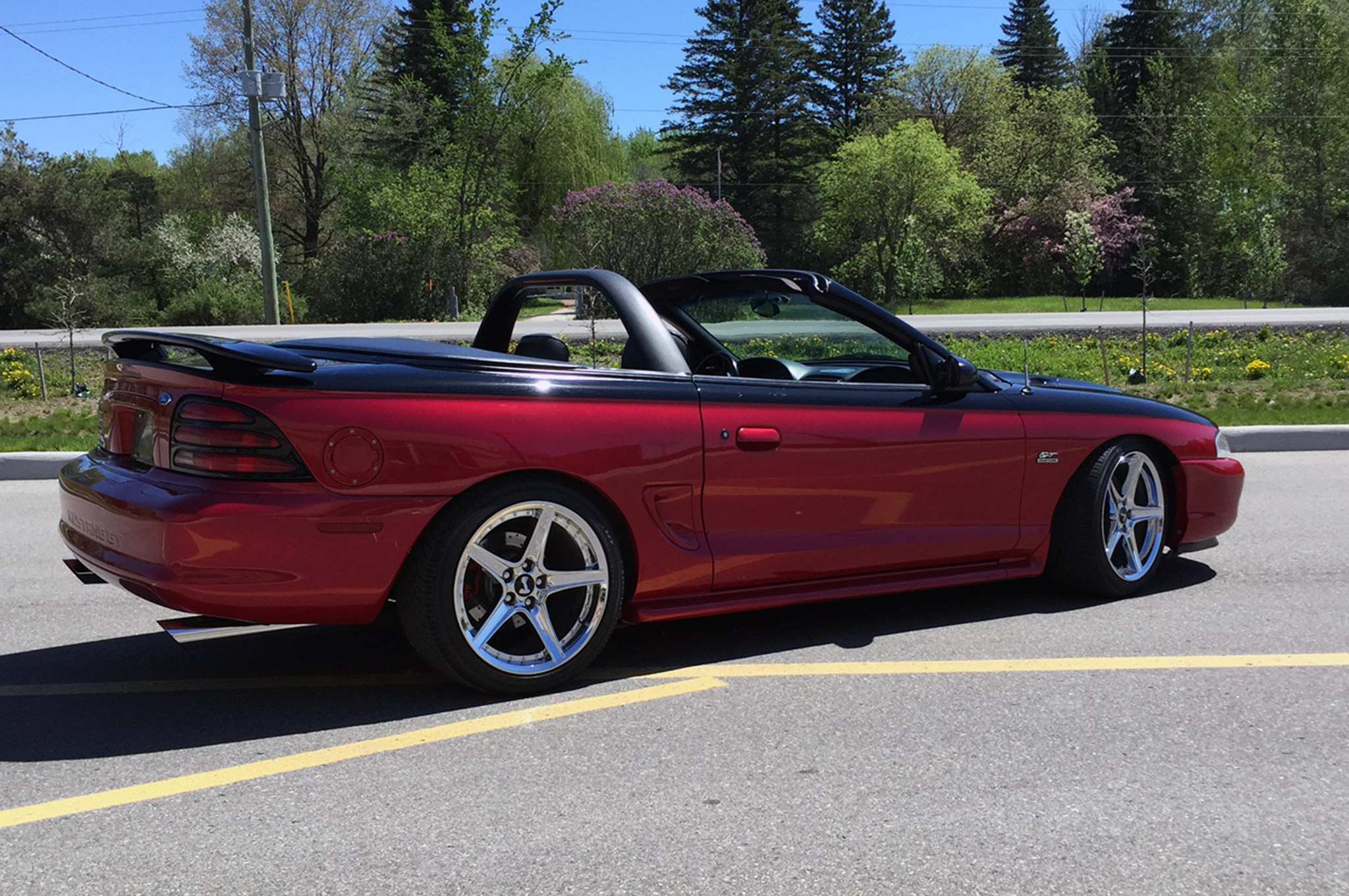 1995 Ford Mustang Gt Red Convertible