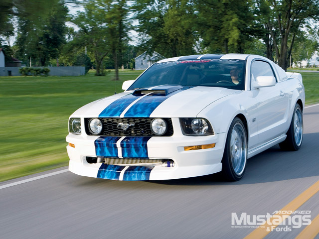 2006 Mustang Gt White Lightning Modified Mustangs Fords Magazine 2006 Mustang Gt White Lightning