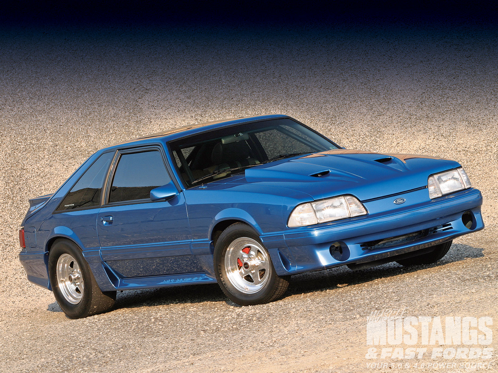 1989 Ford Mustang Gt Muscle Fast Fords Mmfp 1005 01 O 1989 Ford Mustang Gt Front View