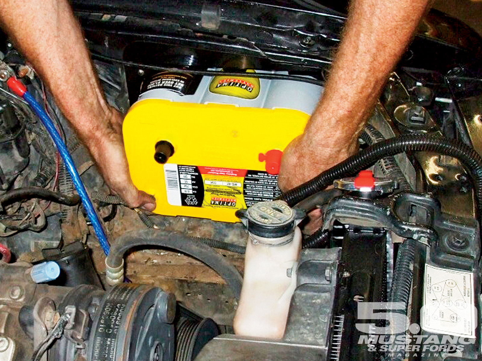 Ford 5 0 Mustang Battery Relocation Tech Inspection 1979 1998 Mustang Battery Relocation Kit