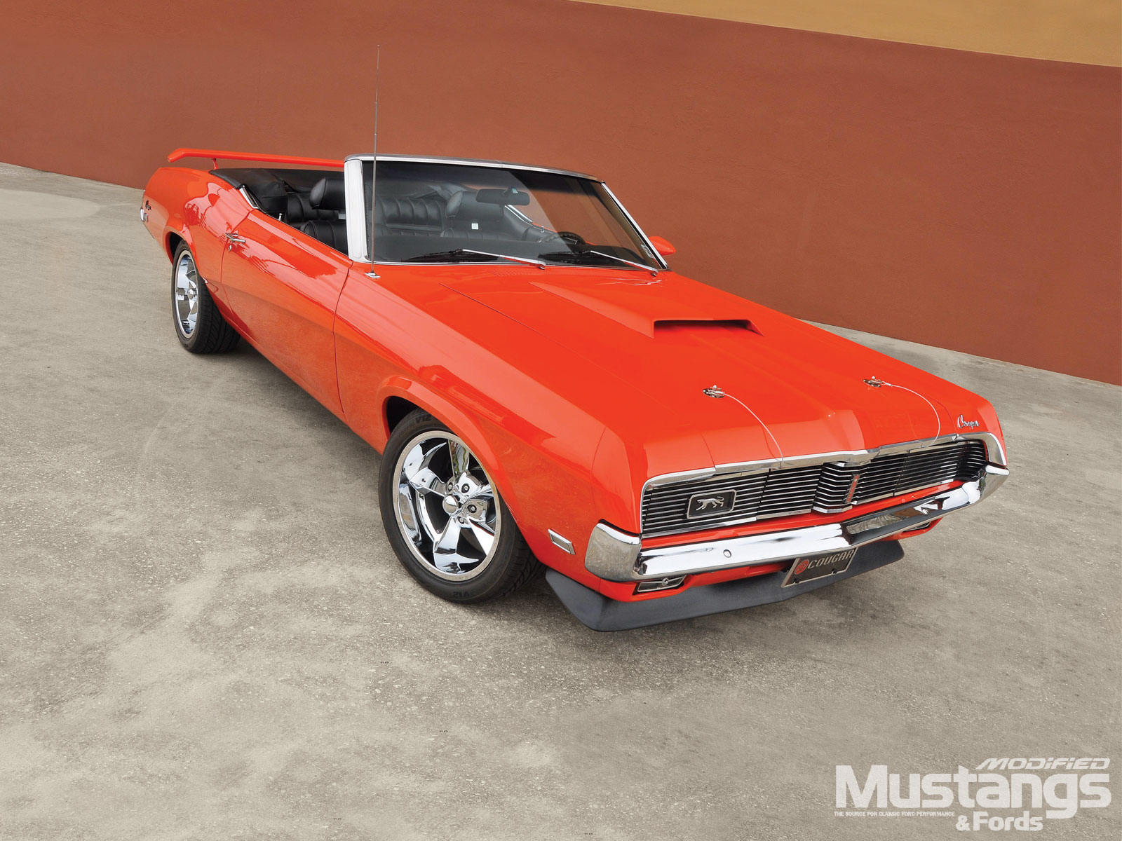 1969 Mercury Cougar Xr7 Convertible Modified Mustangs Fords Magazine Mdmp 1104 01 O 1969 Mercury Cougar Xr7 Convertible Penger Side Front