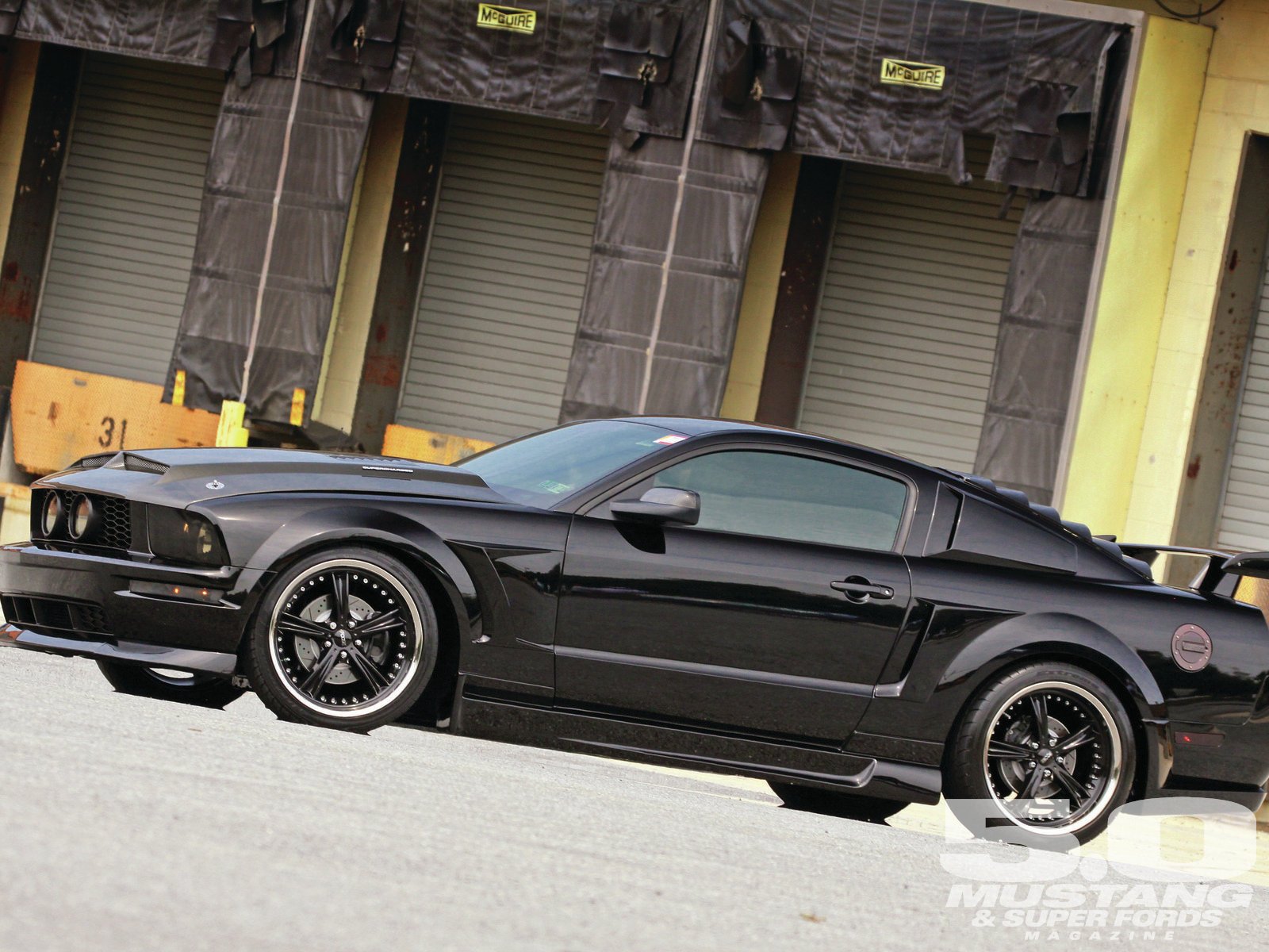 2006 Ford Mustang Gt Ain T It Black 5 0 Super Fords M5lp 1302 2006 Ford Mustang Gt Side