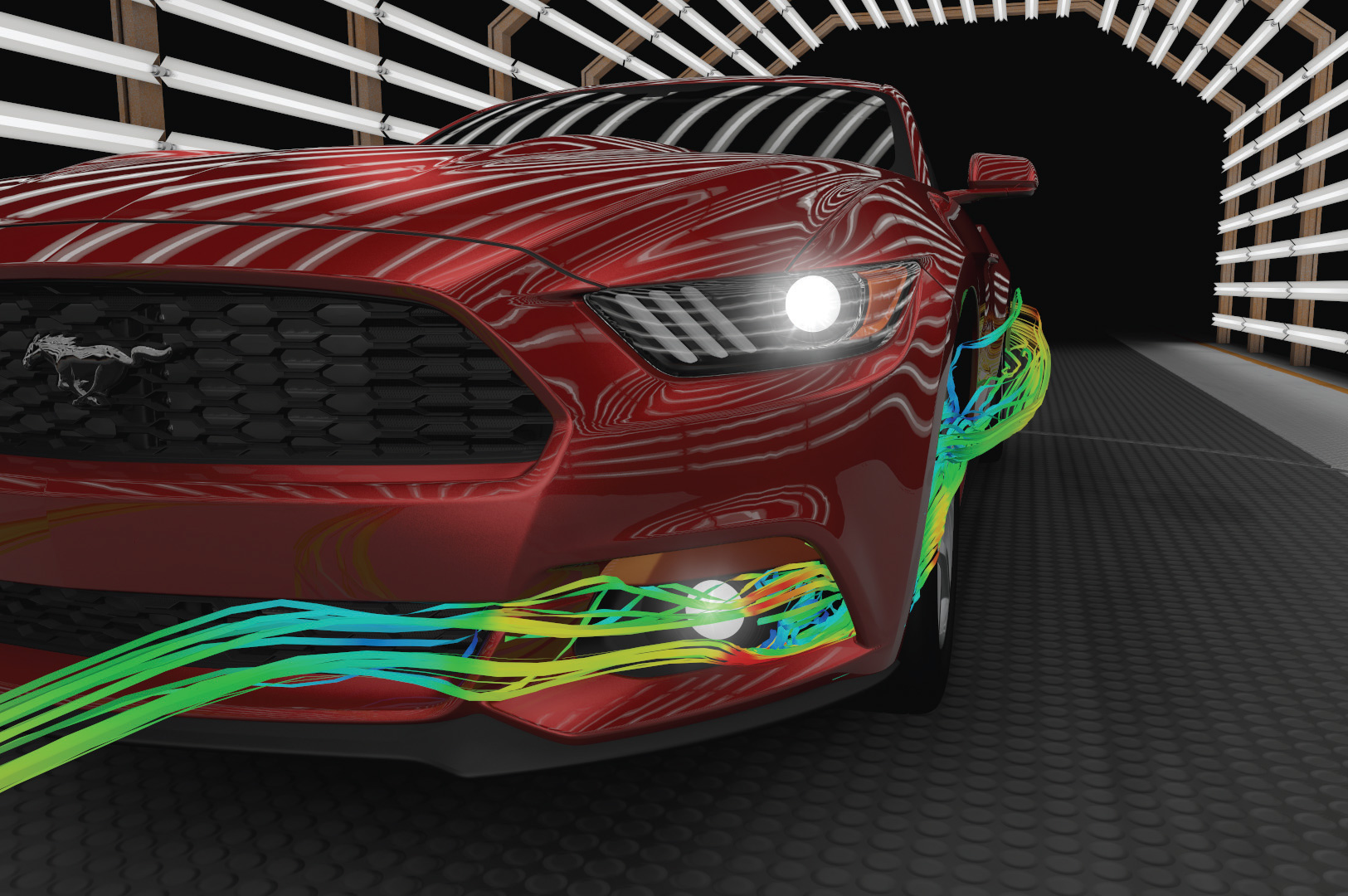 Aerodynamics Keep '15 Mustang Planted 5.0 Mustang & Super Fords