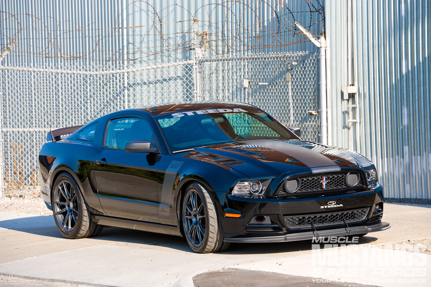 14 Ford Mustang Boss 302 Steeda Front Right Quarter Side Photo 13 Ford Mustang Boss 302 Maximum Boss