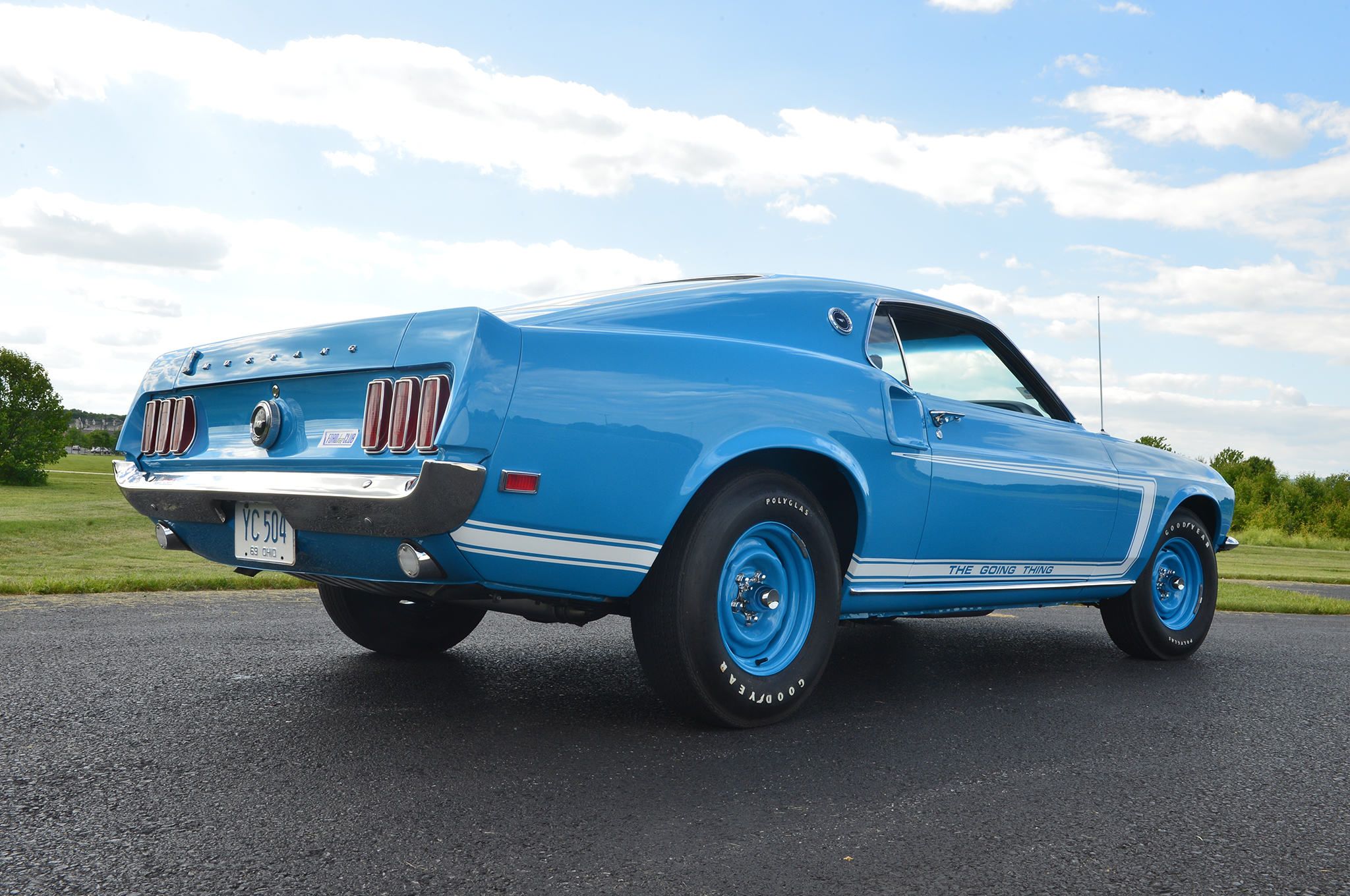 1969 Ford Mustang Passenger Side View