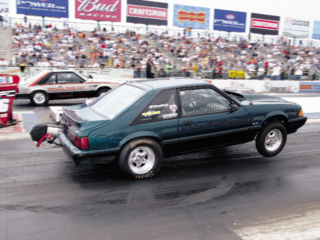 0310mm_21z 1992_Ford_Mustang_LX Passenger_Side_View_At_Track