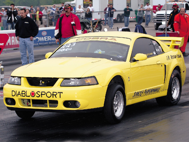 0310mm_19z 2003_Ford_Cobra Front_Drivers_Side_View_At_Track