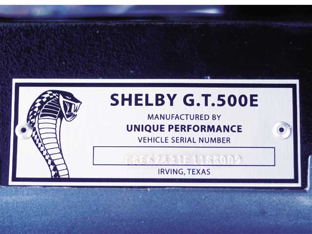 173_0409_17z 1967_Ford_Mustang_GT500E Shelby_Serial_Number
