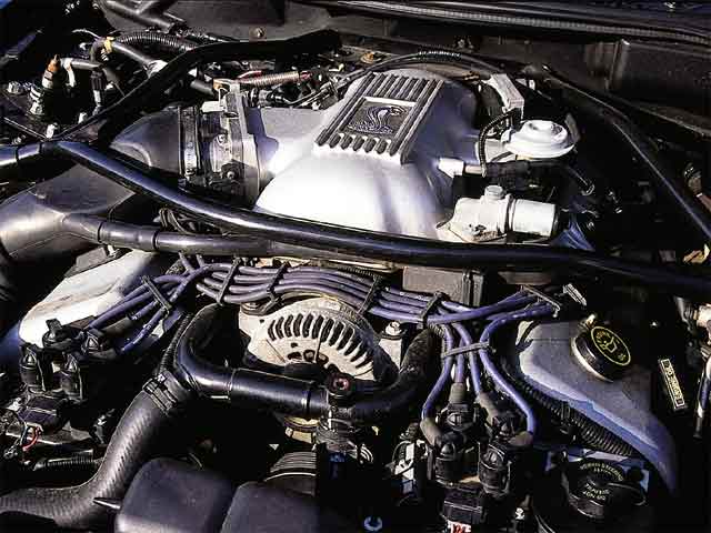 0110mmfp_23z 1996_ford_mustang_cobra Engine_view