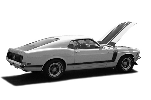 P115123_large 1970_Ford_Mustang_Boss_302 Rear_Side_Parked