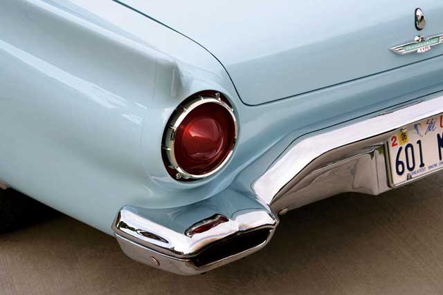 Mufp_0801_bird_04z 1957_ford_thunderbird Exhaust