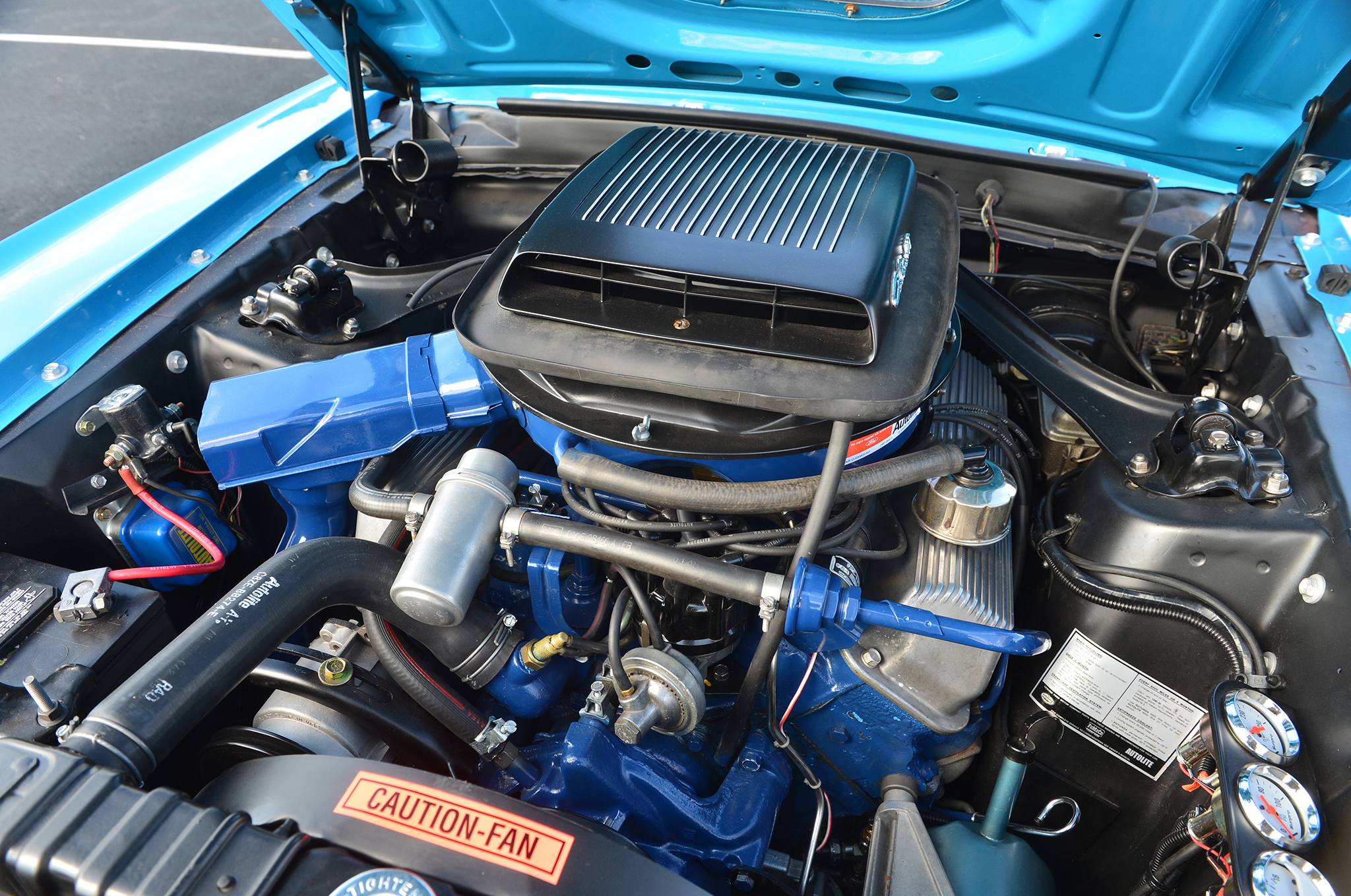 1969 Ford Mustang Engine View
