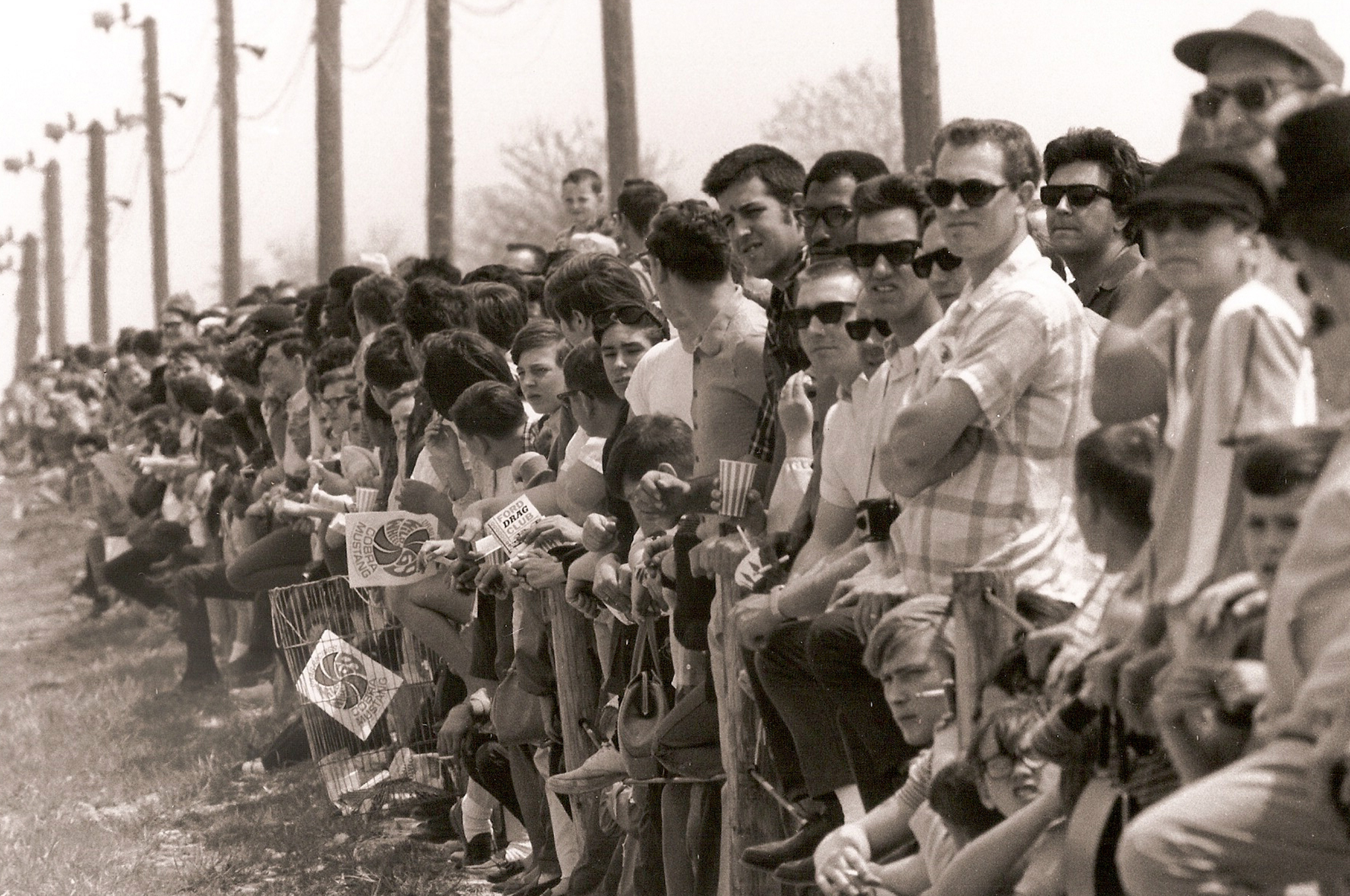 Thompson Drag Raceway 1969 Fence