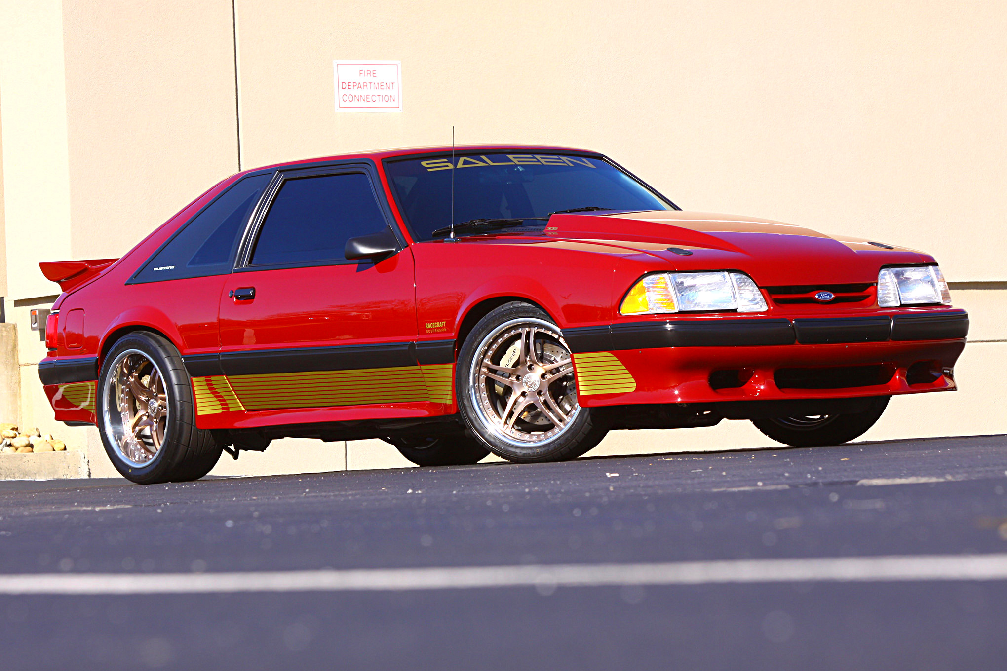Travis Smith’s show winner 1989 Mustang Saleen 89-374